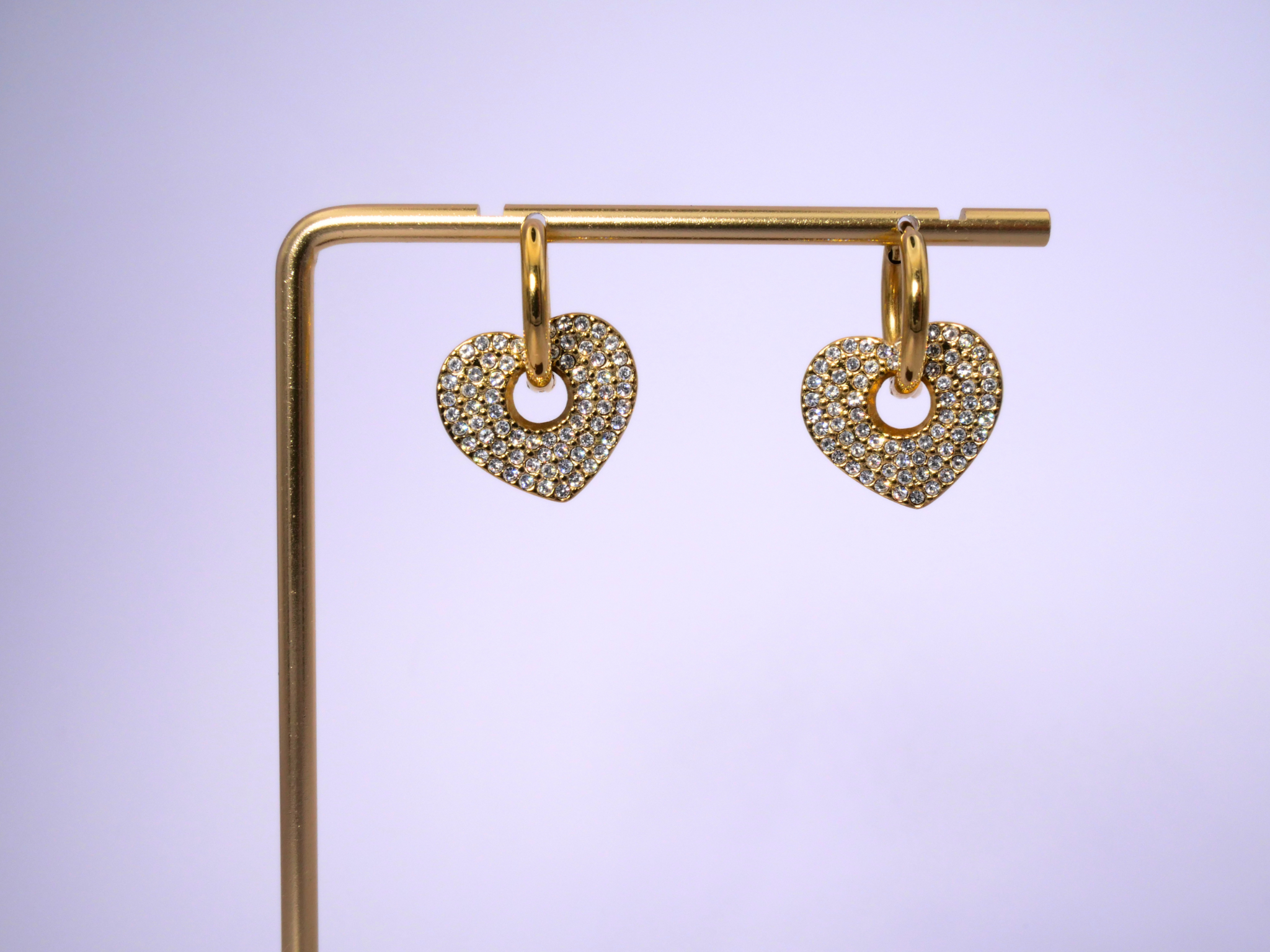 Boucles Coeur doré