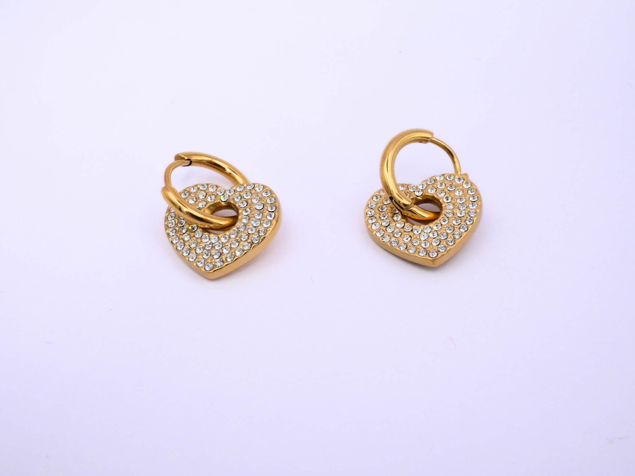 Boucles Coeur doré